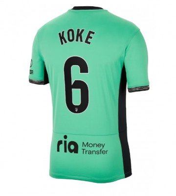 Maillot de foot Atletico Madrid Koke #6 Troisième 2023-24 Manches Courte